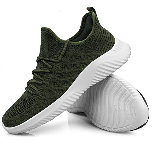 Image of Feethit Mens Slip On Running Shoes Breathable Lightweight Comfortable Fashion Non Slip Sneakers for Men