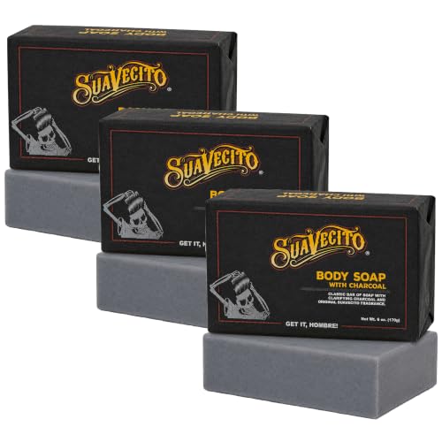Suavecito Original Charcoal Soap 3-Pack