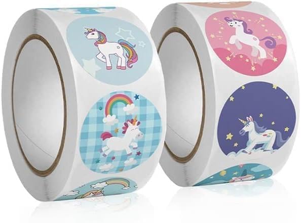 Your Name Stickers | Personalized Name Stickers (Add Your Name) | Waterproof Printer Label |500 Unicorn 1