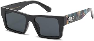 Dweebzilla Cholo Square Multicolor Paint Splatter Classic Outdoor Sports Biker Sunglasses