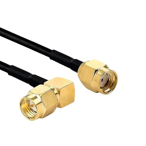 RG174 �P�[�u�� SMA �I�X�v���O - SMA �I�X���X���p R*/F Jum*/�s�O�e�[��������P�[�u���R�l�N�^ WI/*FI 3G 4G GSM an*/�A���e�i�p(SMAMR-RPSMAM-RG174,0.1m)