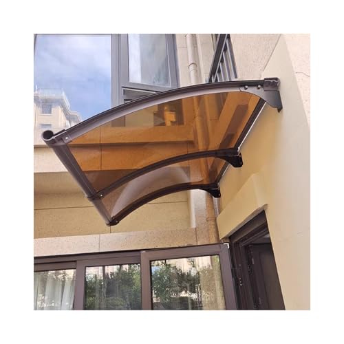 Tejadillo de policarbonato ignífugo que sirve como toldo para puerta exterior y ventanas 2