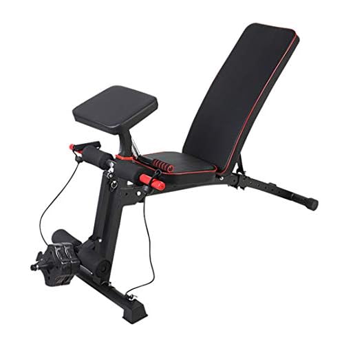 Banc De Musculation,Fitness 7ajustement De Vitesse Banc De Musculation Entraînement De Musculation Exercise De Musculation(30-120 Degrés) Banc l&rsquo;exercice D&rsquo;haltères Longues