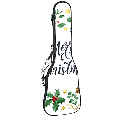 Sac à dos pour ukulélé de concert, soprano et ténor avec motif fleur de pain d'épices