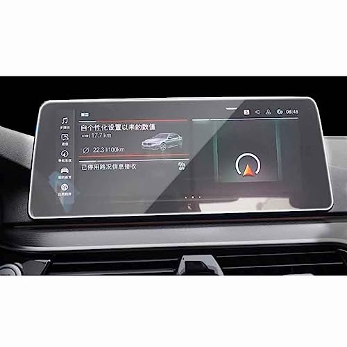 Évitez les rayures sur l'écran GPS 12.5inch BMW Série 5 avec ce film verre trempé sur mesure