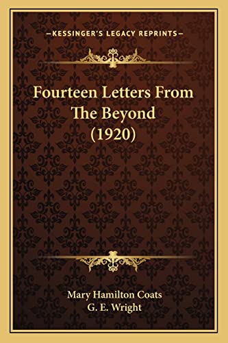 Fourteen Letters From The Beyond (1920)