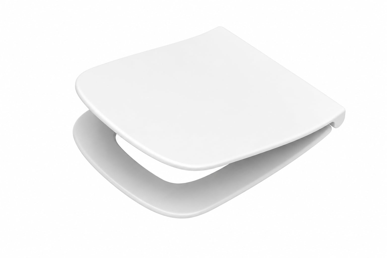Asiento de inodoro de repuesto compatible con DURAVIT PURAVIDA, termoestable antibacteriano, tapa de inodoro con cierre suave