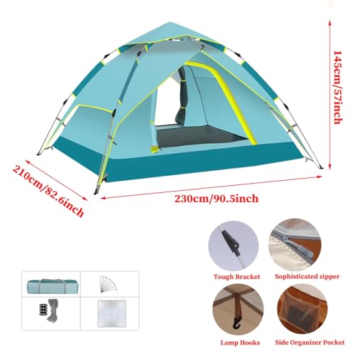 Carpa de playa para 3-5 personas con protección UV y fácil armado miniatura 7