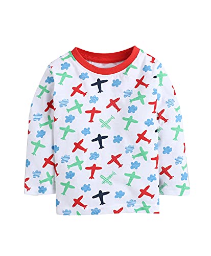 Image of MINITATU Baby-Boy's Animal Print Regular Fit T-Shirt