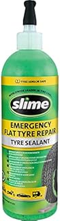 Slime SDS-500/06-IN Flat Tyre Puncture Sealant, Emergency Repair, Suitable for Cars, Scooters and Other Highway Vehicles, Non-Toxic, eco-Friendly, 473 mL (16oz) Bottle