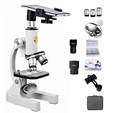 Kngiybo Student Professional Microscope 10000 Times Home High-Definition Electronic Science Experiment, 185 Achromatic Objective Lens, Student Gift(Size:A)