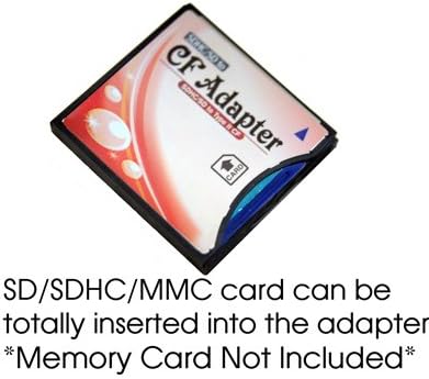 GMYLE(TM) Extreme Speed SD/SDHC/SDXC/MMC to Compact Flash CF Type II Card Reader Adapter