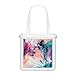 Frauen Umhängetaschen Farbe Spray Art Fashion Wassertropfen Umhängetasche Tote Flauschige Plüsch Weiche Reisetaschen Für Frauen Wiederverwendbar Für Arbeit, Reisen Und Einkaufen