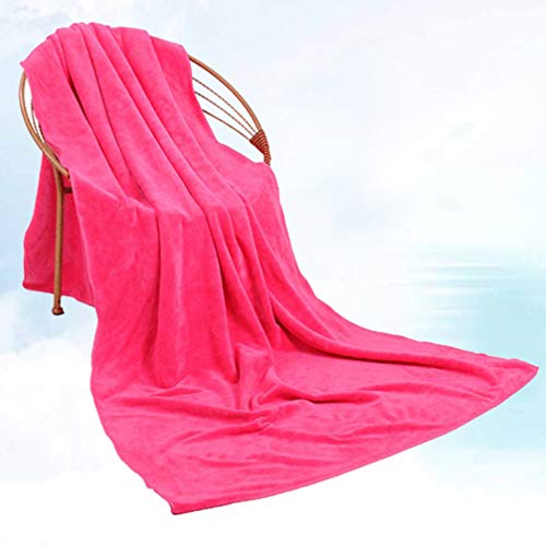 Toalha de secagem rápida BESPORTBLE 180 x 80 cm, toalha de banho para viagem, acampamento, esportes,