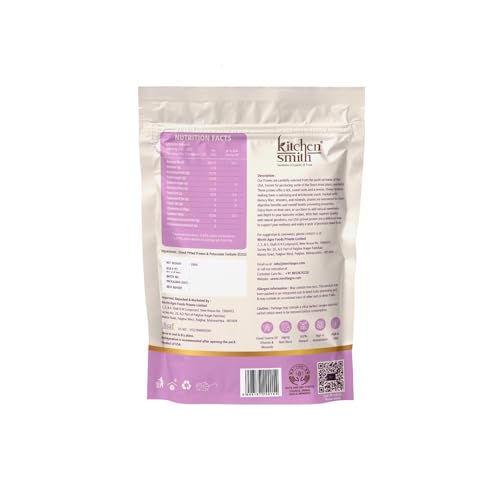 Image of KitchenSmith Pitted Prunes - Pack of 2 (250gm Each) | Rich In Potassium | High In Vitamins And Fiber | No Added Sugar | Moist & Delicious | Dry Fruit