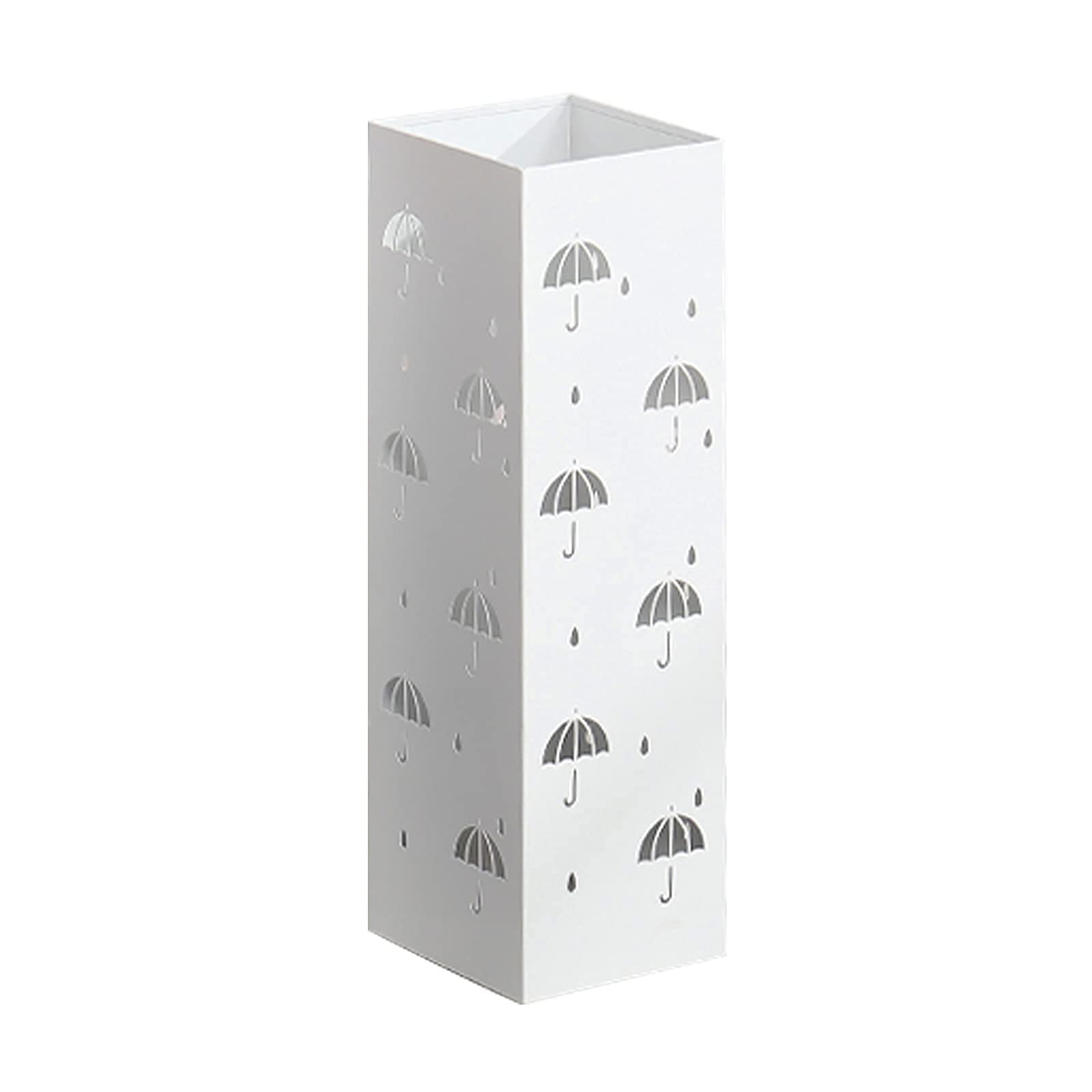 WXPGFEQ Umbrella Stand Indoor Holder, Openwork Metal Rack for Hallway, Foyer, Long or Short Umbrellas