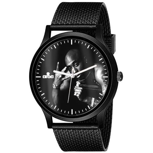 AROA Watch New Watch for Only God Can Judge Me Tupac Shakur Model : 683 Black Metal Type Analog Black Strap Watch Black Dial for Men Stylish Watch for Boys (B0C77JSJLW) Amazon Price History, Amazon Price Tracker