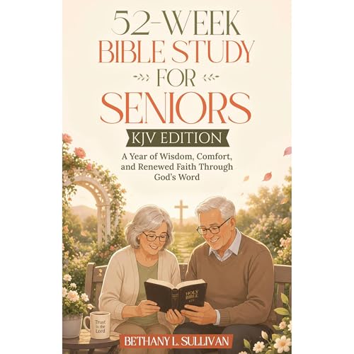52-Week Bible Study for Seniors (KJV Edition) Audiolibro Por Bethany L. Sullivan arte de portada