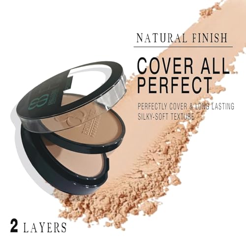 Image of Fit Me 2-in-1 Natural Beige Matte Compact Powder, 12 Hour Oil Control, Sun Protection for Oily Skin, 20g (Natural)