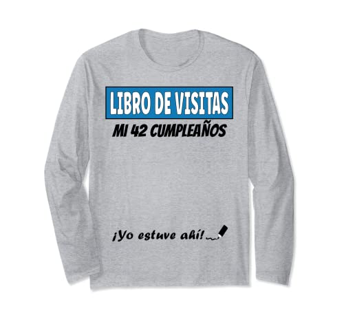 Libro De Visitas - 42 Años Cumpleaños Divertido Regalo 1979 Manga Larga