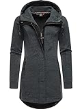 PASSFORM: Der leichte Kapuzen-Sweater hat einen leicht taillierten Schnitt und tolle Länge bis ca. zur Mitte der Oberschenkel und ist hinten etwas länger geschnitten - perfekt für einen gemütlichen Spaziergang!