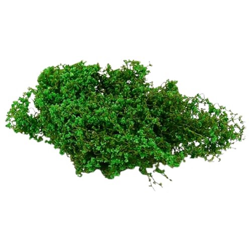 LKXHarleya Plantas de Hilo de Algodón en Miniatura Realistas, Hojas de Parra Artificiales, Verde Oscuro