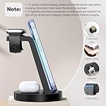 3 in 1 Charging Station for iPhone, Wireless Charger for iPhone 16e 16 15 14 13 12 11 X Pro Max & Apple Watch - Wireless Charging Station for AirPods 4 3 Pro - Image 3