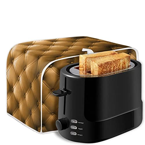 Image of Talayituse Cow Sunflower Print 4 Slice Toaster Covers Dust Protection Bread Maker Covers Toaster Oven Cloth Cover Kitchen Accessories Washable Appliance Cover