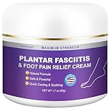WHWSWB Plantar Fasciitis Relief Cream Heel Relief Cream for Heel Pain, Plantar Fasciitis, Heel Spurs - Natural Herbal Formula 1.7 OZ
