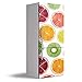 Vinilo Adhesivo Decorativo para Nevera, 70 x 200 cm, Varias Medidas, Impermeable y Resistente, Decoración para Muebles de Cocina, Frutas, VNL-N001