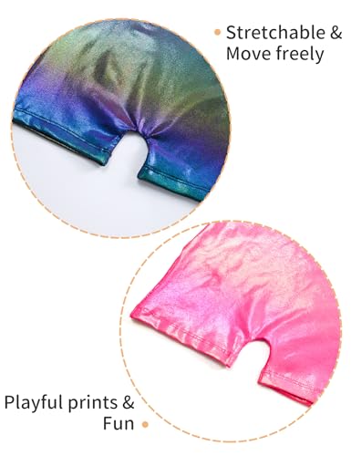 Image of 2 Pack Leotard for Girls Gymnastics Sparkly Sleeveless Unitards