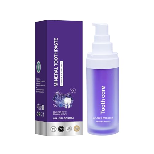 Pasta de dientes restauradora restauradora de pasta de dientes restauradora fortalece eficazmente los dientes y las encías 30 ml Zvw194 (morado, 13,2 x 3,9 cm)