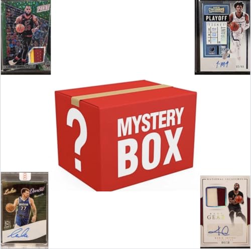 Basketball Sports Card Mystery Pack | Contains 25 Cards | 1x Autograph or Relic Cards Guaranteed | 3X Rookie Cards Guaranteed