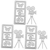 Photo Gallery artibetter 3 pezzi muore per la fabbricazione della carta mestiere facendo il taglio libro di scarto fustella per scrapbook fai da te fustellatura artigianale acciaio carbonio argento Photo Gallery artibetter 3 pezzi muore per la fabbricazione della carta mestiere facendo il taglio libro di scarto fustella per scrapbook fai da te fustellatura artigianale acciaio carbonio argento