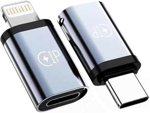 USB C to Lightning Adapter USB C Male to Lightning Female Adapter for iPhone 14 13 12 11 X XS XR 8 MacBook Samsung Galaxy Dell XPS Laptop Monitor and Other Type C Devices