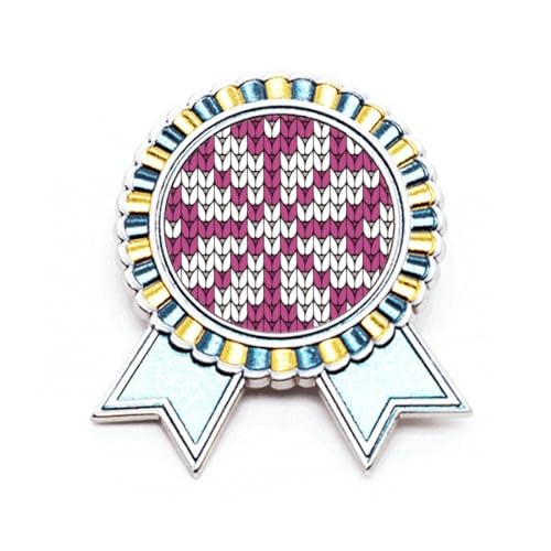 Broche pieuvre en métal taille M avec illustration marine cousue