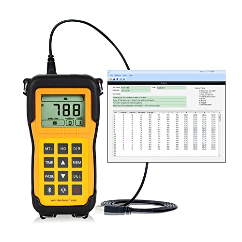 Image of YUSHI Portable Leeb Hardness Tester Series (LM100 with Standard D Type Impact Device and D Test Block)
