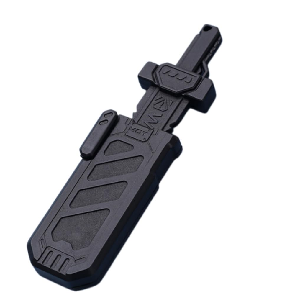 メーカー正規品X-EDC ブラックホールオープンフレーム仕様 フィジェット Amazon | 合金製スライドソード EDC フィジェットトイ 裂空ノコギリ剣