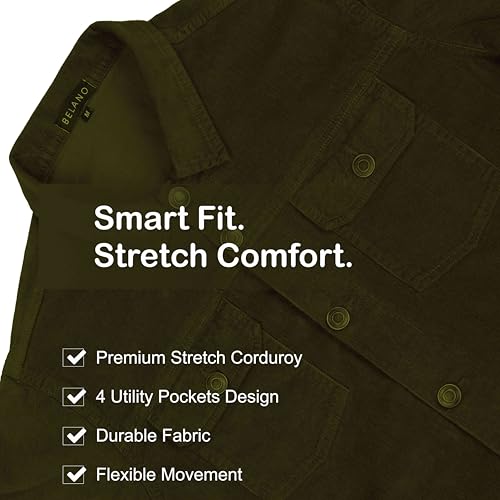 Image of BELANO Men's Classic Corduroy Jacket