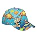 Turtle and Fish Baseball Cap Adjustable Size for Running Workouts and Outdoor Activities All Seasons