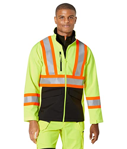 Helly-Hansen Alta Softs - Chaqueta para hombre Csa - 369 amarillo/ébano, XL