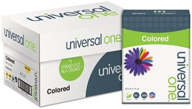 Miniatura 2 de Universal One Papel de color, 20 libras, 8-1/2 x 11, vara de oro, 500 hojas/resma