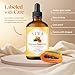 SIVA Papaya Seed Oil 4oz (118ml) Premium Cold-Pressed 100% Natural Carrier Oil With Dropper For Face, Skin Care, Body Massage, Hair Care, Hair Oiling & Scalp Massage