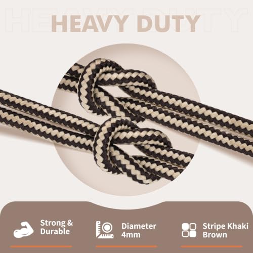 Image of Stepace 2 Pairs Round Heavy Duty Boot Laces for Hiking and Work Boots