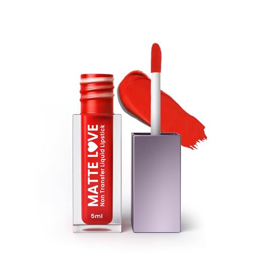 Image of Hilary Rhoda Matte Love Non Transfer Liquid Lipstick | Lightweight & Matte Finish | Waterproof Lipstick for Women | Long Lasting & Non-Drying Lipstick | 5ml (Clay Crush - Shade 19)