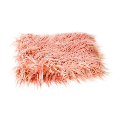 Tappeto Fotografico Pelliccia Morbida Per Fotografie Di Coperta Leggera Facile Da Lavare e Resistente Materiali Sicuri e Confortevoli Per Tuo rosa