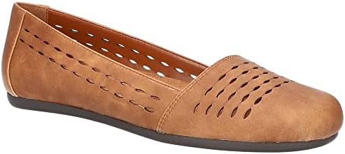 Easy Street Women's Isha Ballet Flat, Tan, 7 X-Wide | Image 2