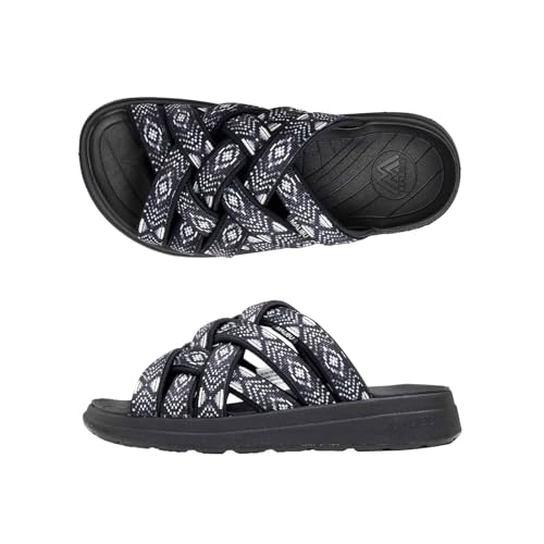 [�}���u�T���_���Y] ZUMA LX �X���C�h�T���_�� ���j�Z�b�N�X MS024 BLACK NATIVE/BLACK US 4.0�i21.5�`22.0cm�j