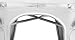 Flash Furniture Commercial Grade Distressed White Metal Indoor-Outdoor Stackable Chair