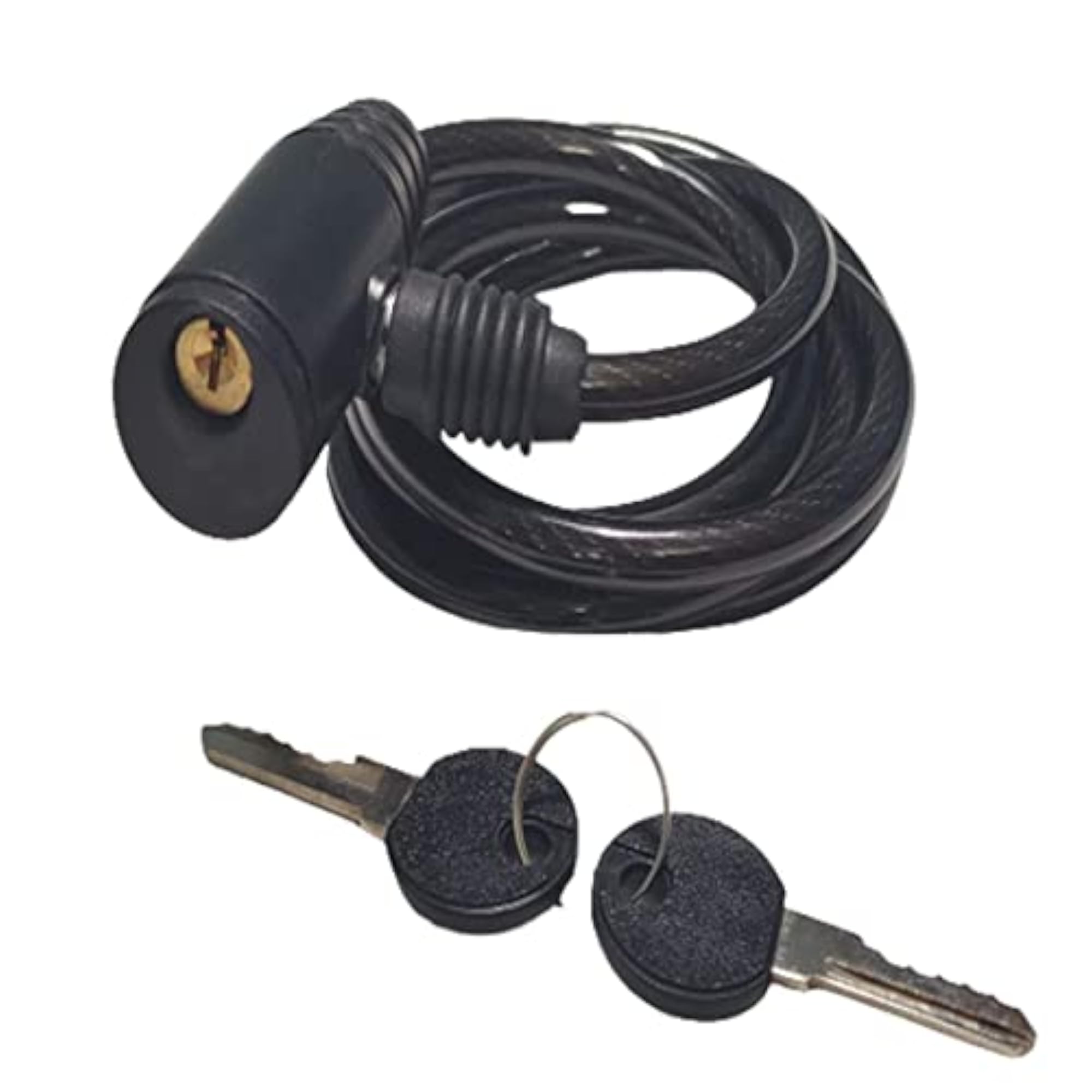 Stainless Steel Manual Cable Lock for Helmet & Bike